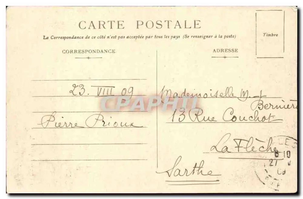 Alger — Interior maurisca — Editor anônimo, n° 412 - Verso