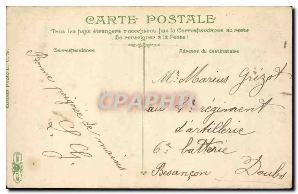 Alger - Moschee der rue de la Marine — Verlag L.V. n°17 - Rückseite