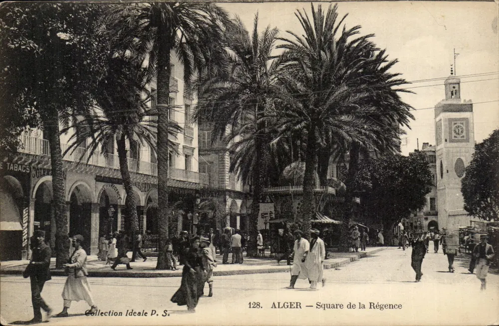 ALGER — Praça da Régence — Coleção Ideal P. S. n°128 - Frente