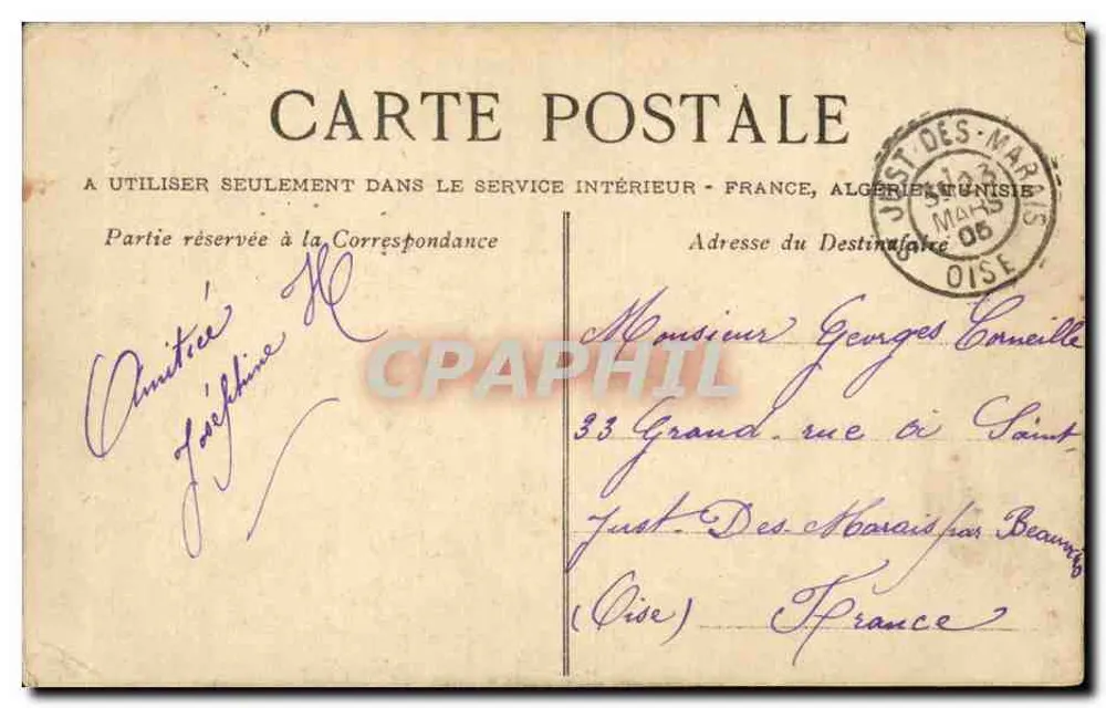 ALGER - Bosquet der Königin — Serie 1 Nr. 43, Verlag unbekannt - Rückseite