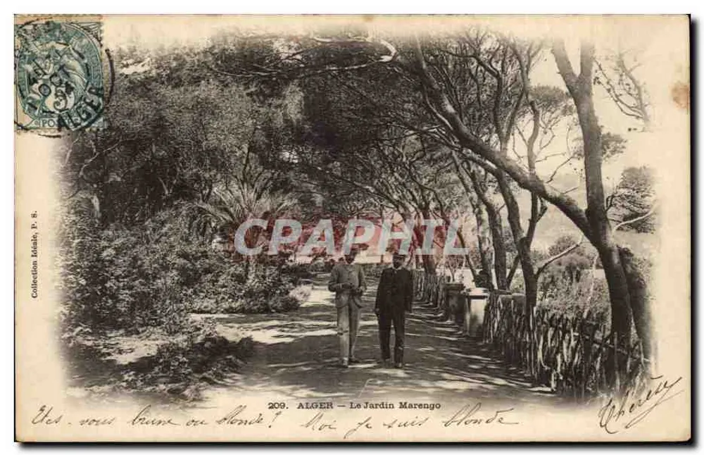 ALGER — O Jardim Marengo — Coleção Estale, P. Si, n° 209 - Frente