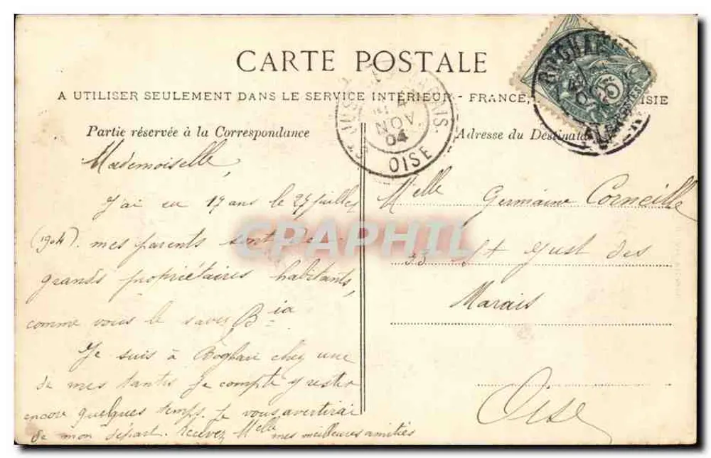 ALGER — O Jardim Marengo — Coleção Estale, P. Si, n° 209 - Verso