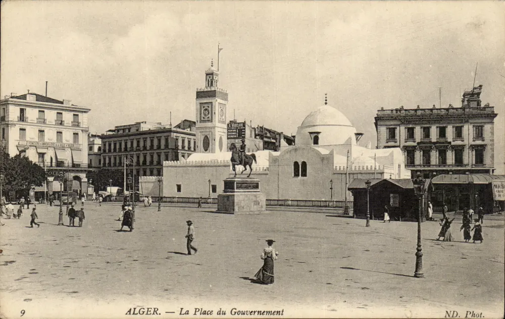 ALGER — Die Regierungssquare — ND. Phot. - Vorderseite