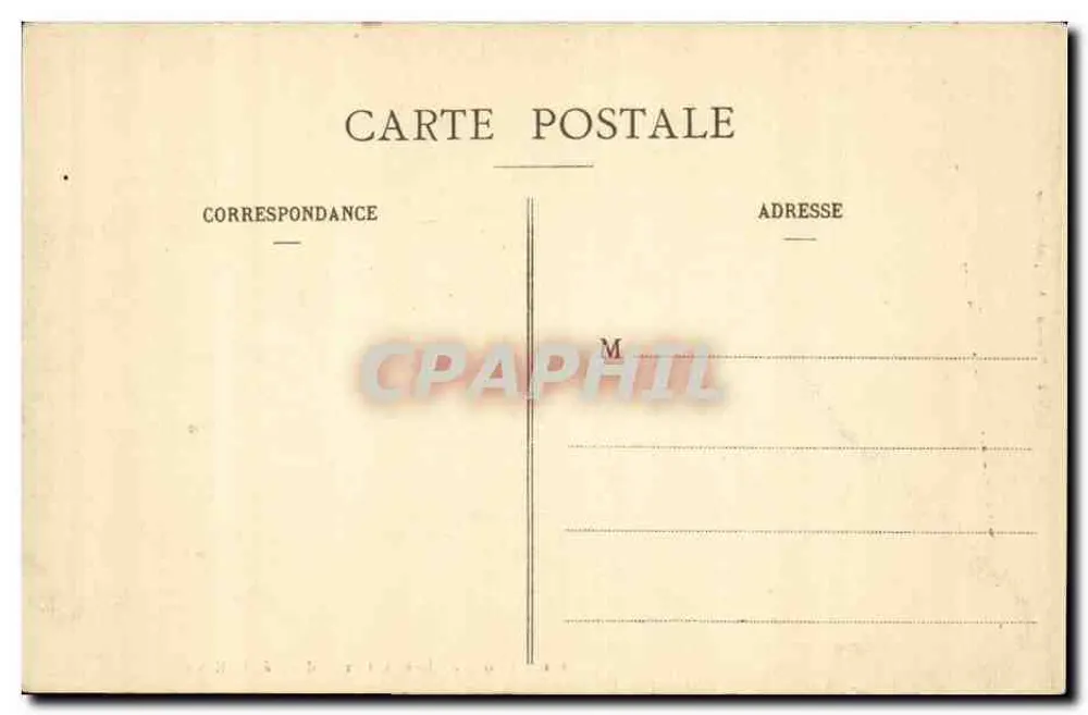 Innenansicht der Moschee El-Kébir — Algier — Verlag A. C. Alger - Rückseite