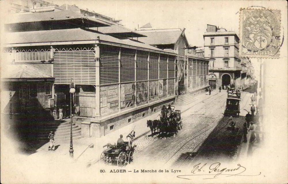 ALGER — O Mercado da Lyre — Ch. Pergaud - Frente