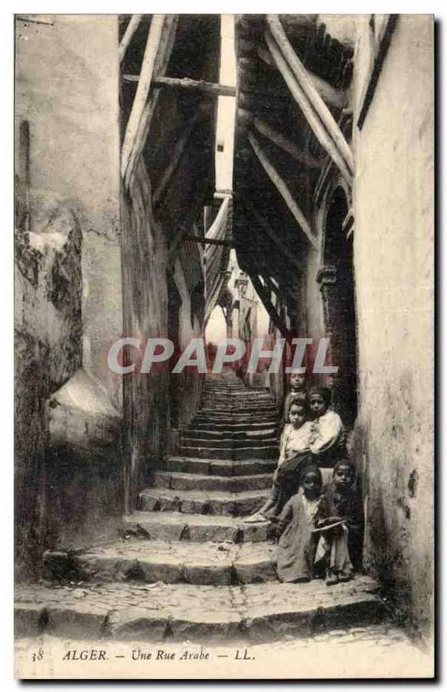 Algier — Eine arabische Straße — LL. - Vorderseite