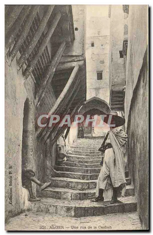 ALGER — Eine Straße in der Kasbah — Ideal Collection P. S. n° 301 - Vorderseite