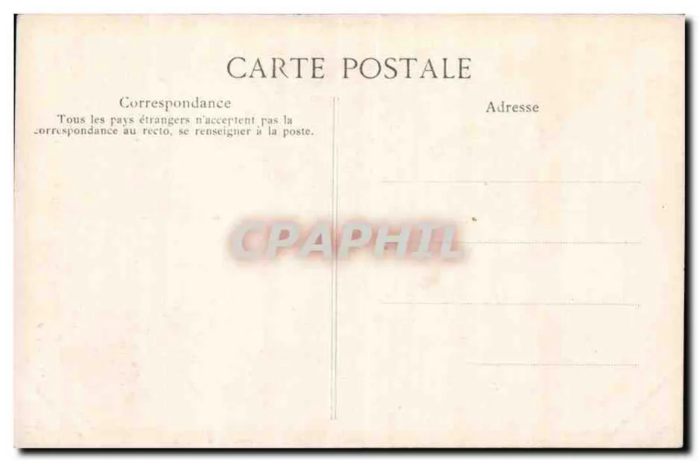 ALGER — Ansicht einer Straße in der Kasbah — Collection Idéale, P.S. n°17 - Rückseite