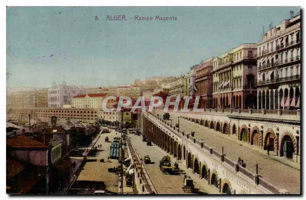 Argel - Rampe Magenta — vista panorâmica — editor A Bonneville, n°8 - Frente
