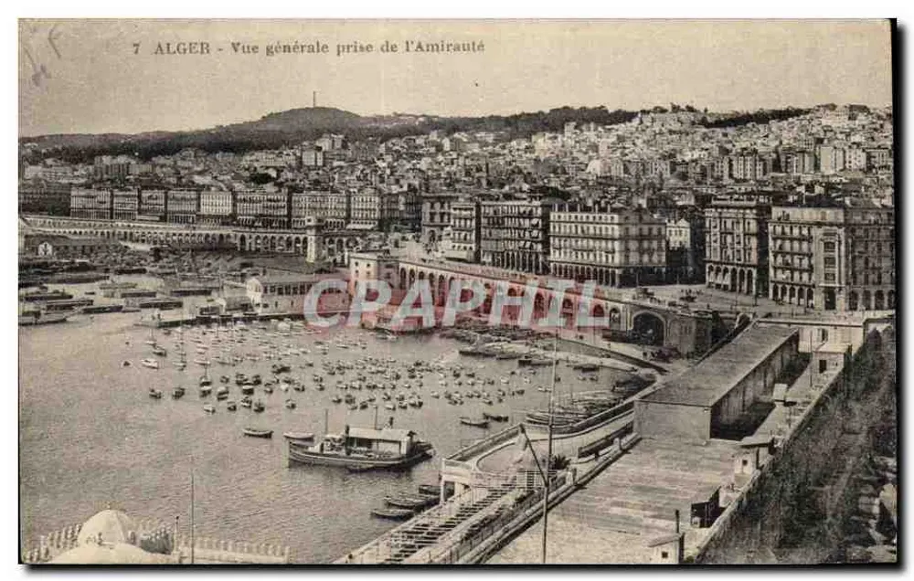 ALGER - Allgemeiner Blick vom Admiralat — Edition L. & Y. n°7 - Vorderseite