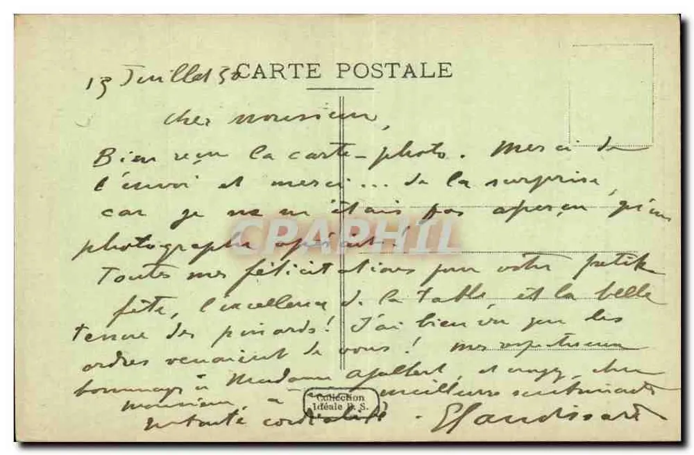 Ouled Naïl-Tänzerinnen im Jardin d'Essai — Algerien — S. Gaudissard, n°286 - Rückseite