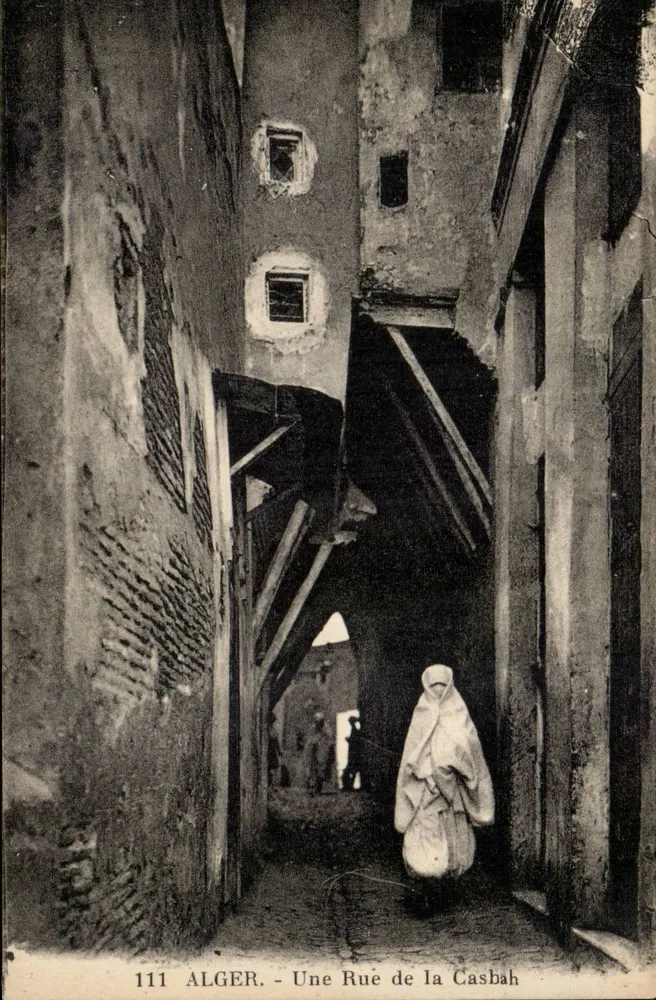 Algier - Eine Straße in der Kasbah — Verlag P.S. n°111 - Vorderseite