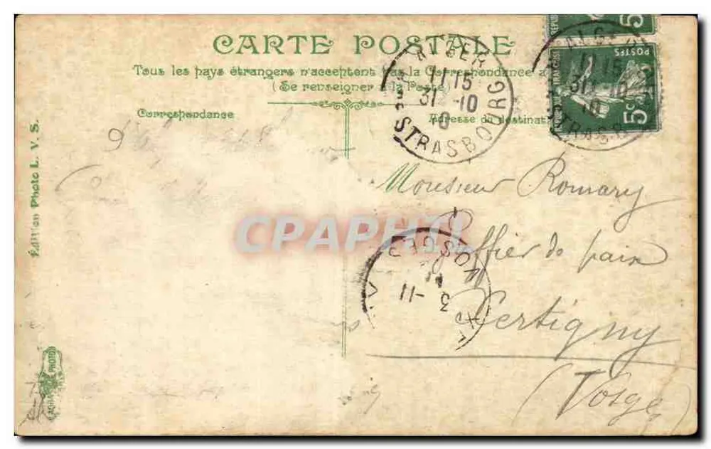 Alger — Allgemeiner Blick auf den Boulevard & Quai — Graphique, Nr. 54 - Rückseite