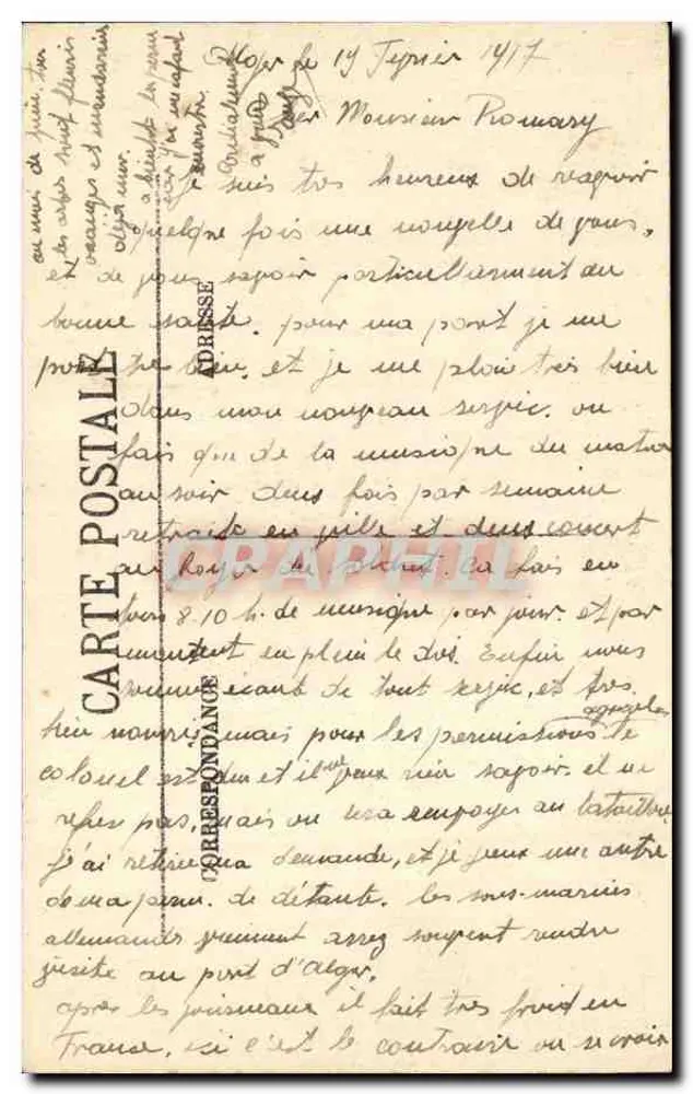 Argel. O Boulevard da República — Editor: Éd. dos Irmãos Argel - Verso
