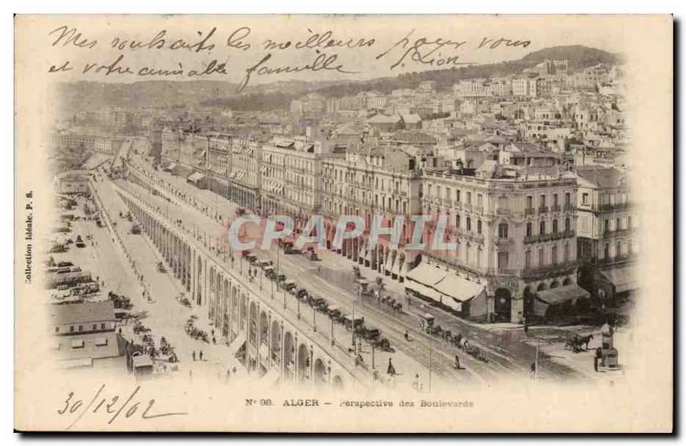 Argel — Perspectiva dos Boulevards — Coleção Libdale, P. 8, N° 08 - Frente