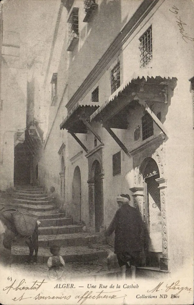 ALGER — Eine Straße in der Casbah — M. Gengre, Collections ND Phot - Vorderseite