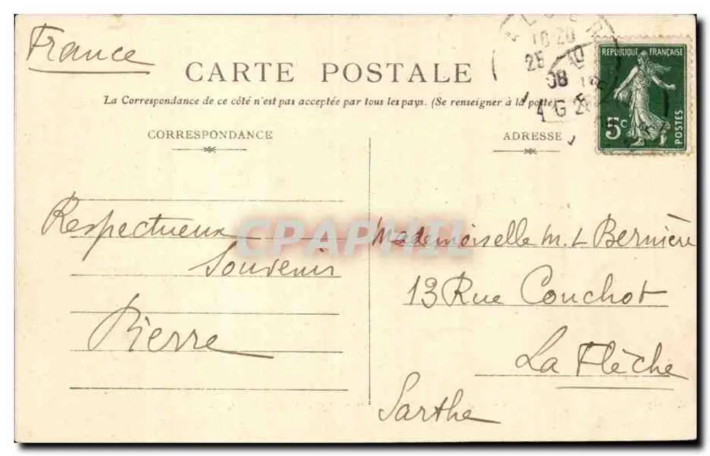 Alger — Der Viertel Bab-el-Oued, aufgenommen vom Leuchtturm — J. Geiser, Alger, n°405 - Rückseite