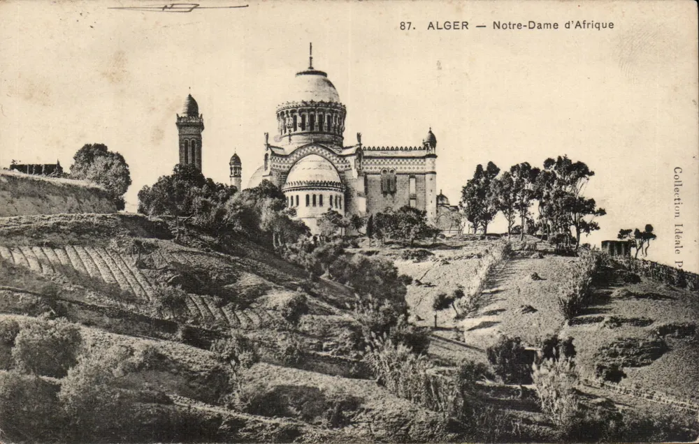 ALGER — Chiesa di Notre-Dame d'Afrique — Collection Idéale P - Recto