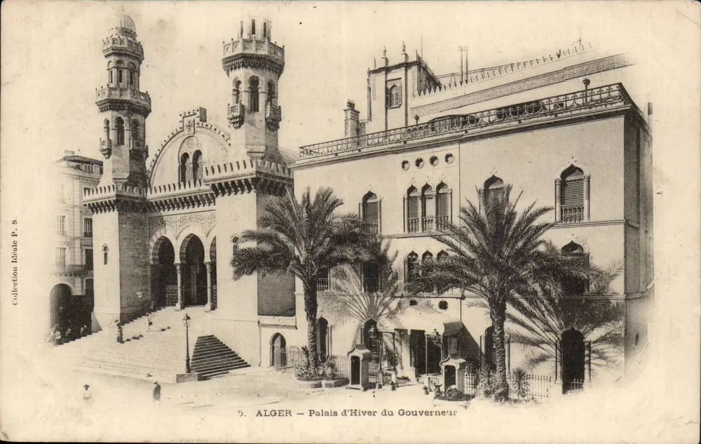 ALGER — Palast des Gouverneurs — Ideal Collection P. S. n°5 - Vorderseite