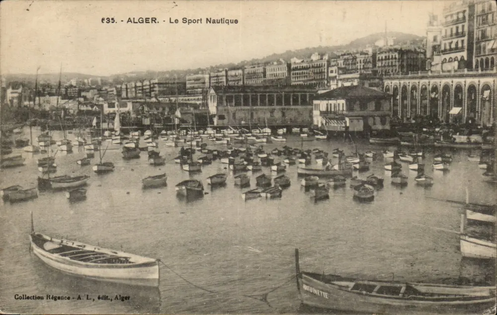 Alger — Wassersport — Sammlung Régence, A. L., Verlag Alger - Vorderseite