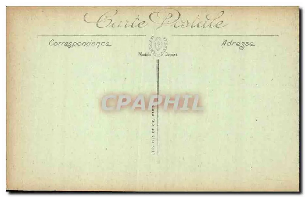Verdun — Um Bairro após o Bombardeio — Visé Paris n° 820 - Verso