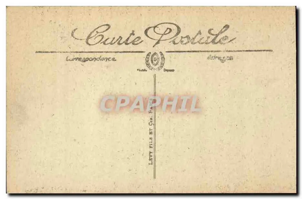 Verdun — Die Kathedrale — Die Kirchenschiff — Ruinen des Großen Krieges — Visé Paris Nr. 520 - Rückseite