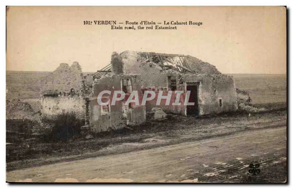 Verdun — Strada di Étain — Il Cabaret Rosso - Recto