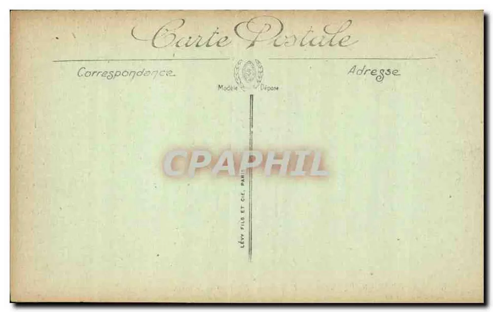 Verdun — Ruinen nach dem Bombardement — Visé Paris n° 817 - Rückseite