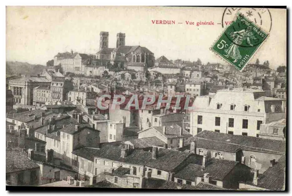 Verdun — Vista geral — J. Dubaerger, editor - Frente