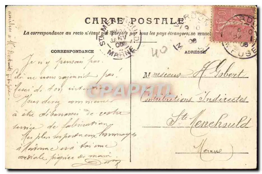 Verdun, o Mess Militar — Edição Serrier - Verso