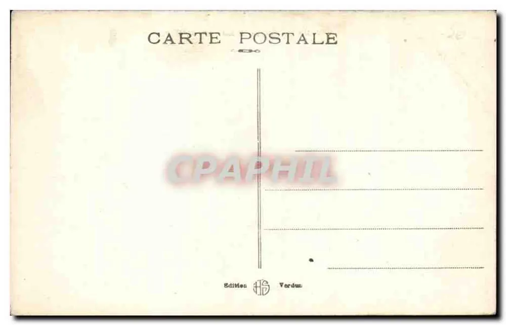 Verdun — Caserne Miribel — 4º R.D.P. - Verso