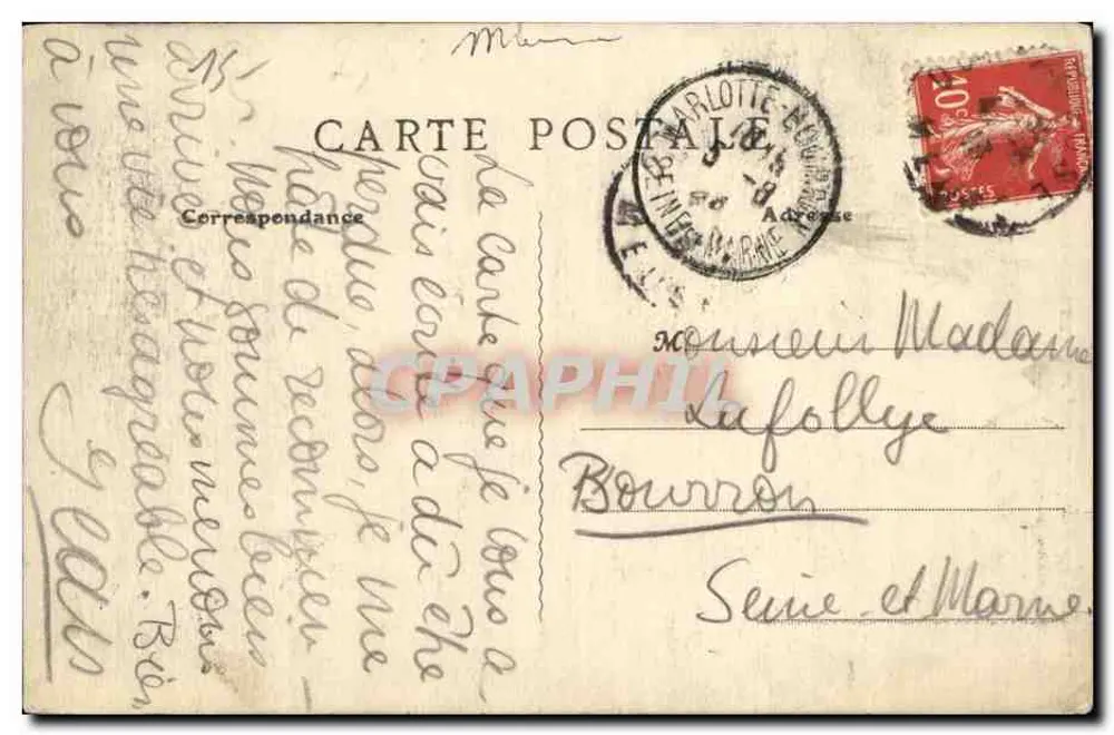 Dun-sur-Meuse — Aufnahme von der Porte aux Chevaux — Librairie Mojenau-Rader - Dun, n°10 - Rückseite