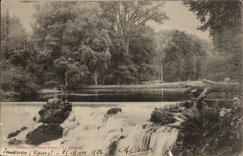 Castelo de Jeand'Heurs - A Cascata - Sandruypt (Meuse) - 25 de Março de 1904 - Frente