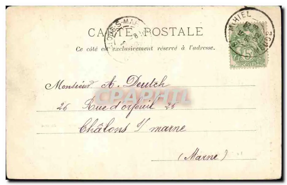 Saint-Mihiel — Ansicht der Infanteriebarracks und Die Tafel des Teufels — G. Colin, Verlag - Rückseite