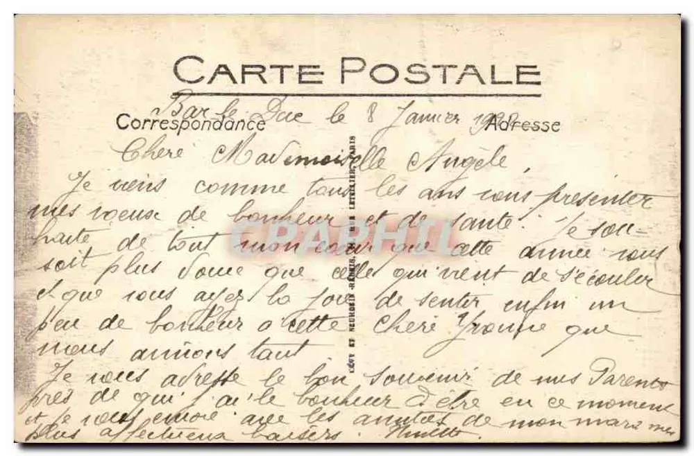 Bar-le-Duc — Ansicht des Ornain und der Sparkasse — Ausgabe der Magasins Roullet, Nr. 9 - Rückseite