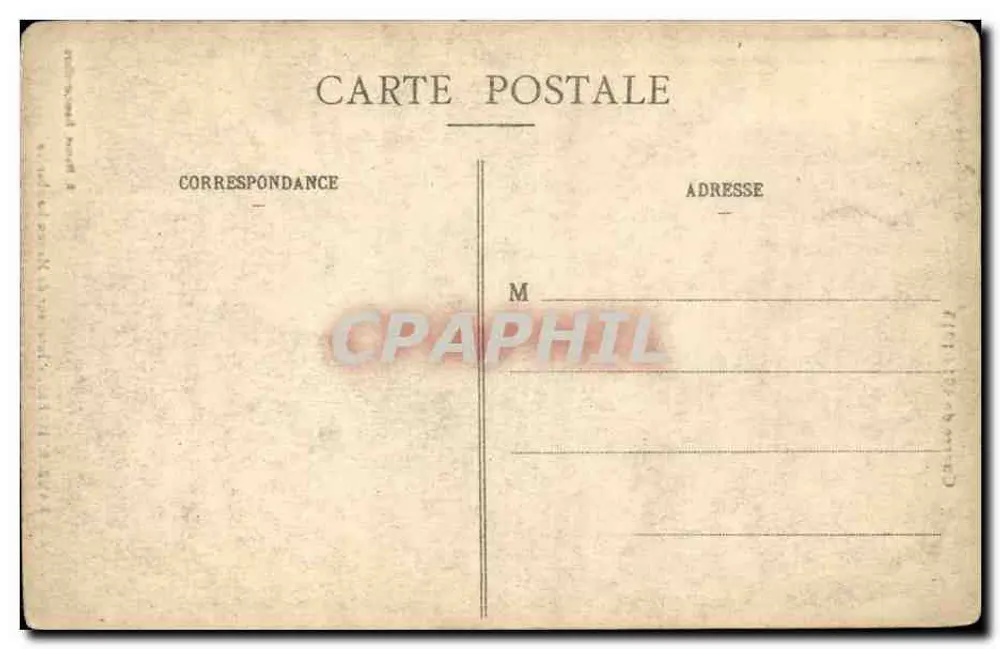 Rambervillers — Innenraum eines bombardierten Hauses — E. Mauzet, Rambervillers - Rückseite