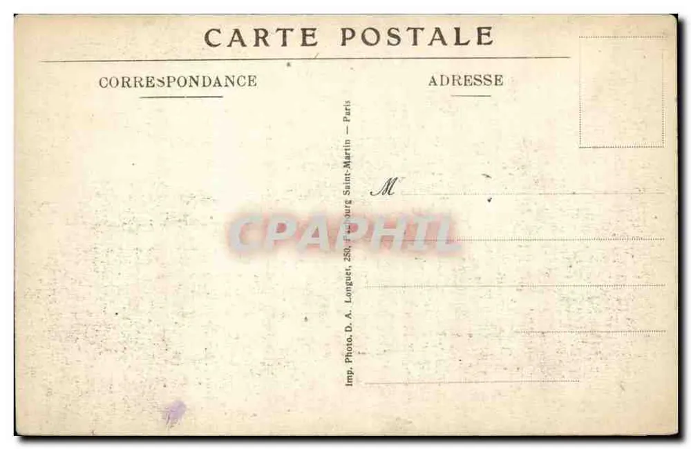 La Harazée (Marne) — Ruinen des Dorfes — Martin et Guillot, Verlag N°11 - Rückseite