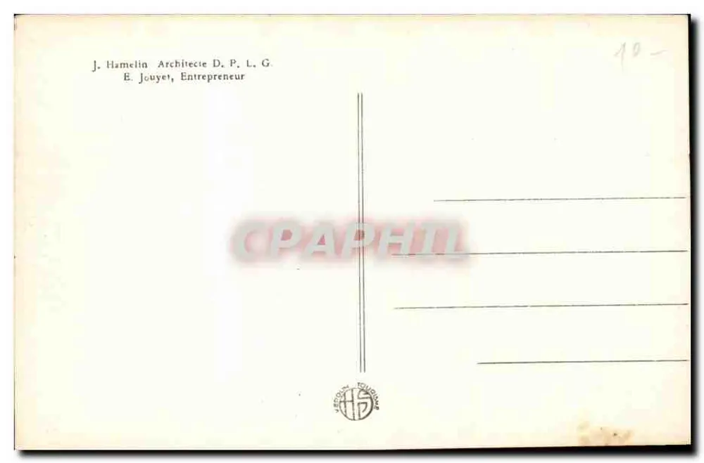 Denkmal für die Küstenverteidiger 304 — Eröffnet am 17. Juni 1934 — J. Hamelin Architekt D.P.L.G. und E. Jouyet Auftragnehmer - Rückseite