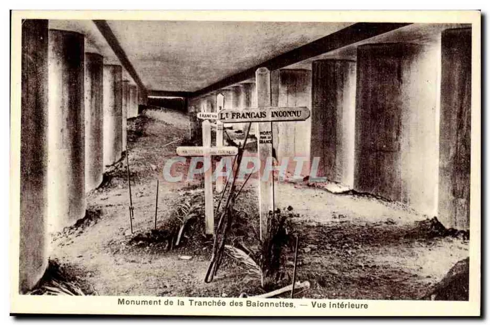 Denkmal der Bayonet-Trench — Innenansicht — Verlag: Éditions de Toulouse - Vorderseite