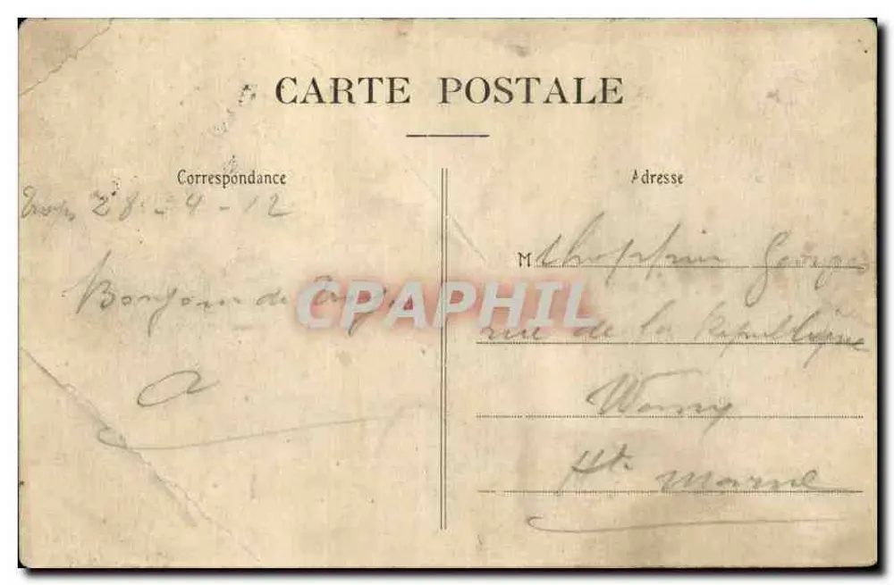 Troyes – Casa do Trabalho e Monumento aos Benefactores — Coleção T. G. - Verso