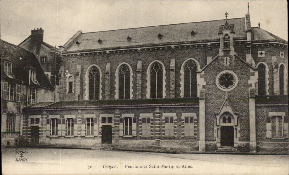 Troyes — Internat Saint-Martin-es-Aires — Verleger R.H.&C. Nancy, Nr. 50 - Vorderseite