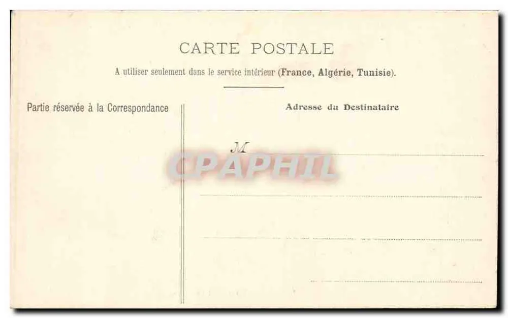 Troyes — Internat Saint-Martin-es-Aires — Verleger R.H.&C. Nancy, Nr. 50 - Rückseite