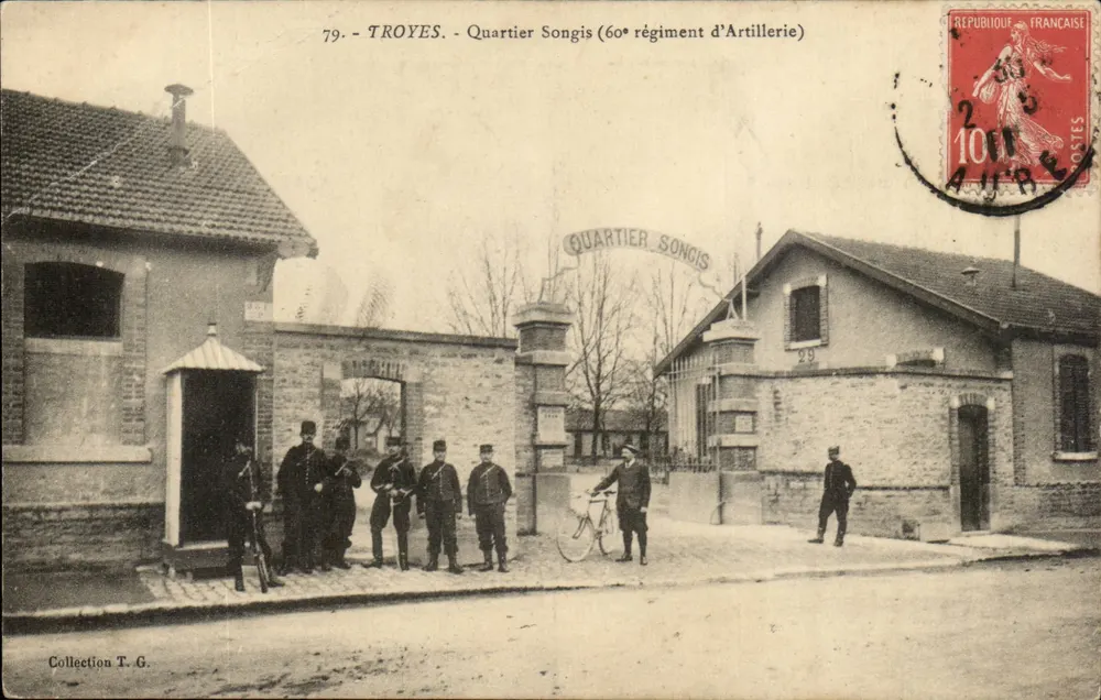 Troyes - Viertel Songis (60. Artillerieregiment) — unbekannter Verlag, Nr. 79 - Vorderseite