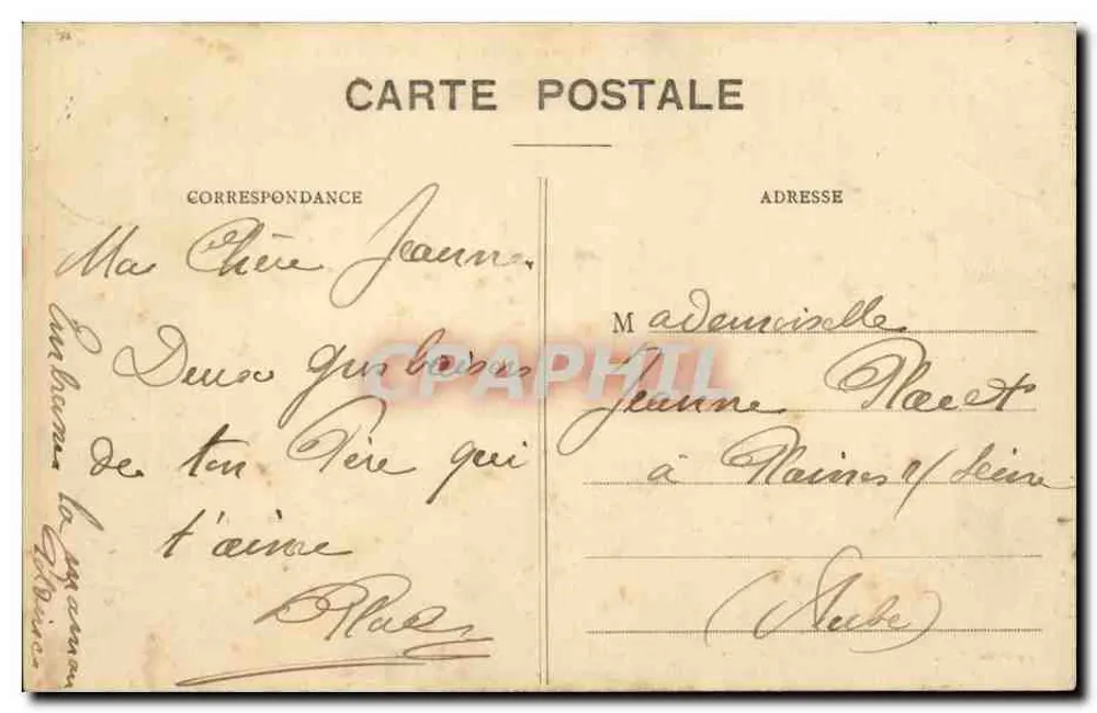 Troyes - Viertel Songis (60. Artillerieregiment) — unbekannter Verlag, Nr. 79 - Rückseite