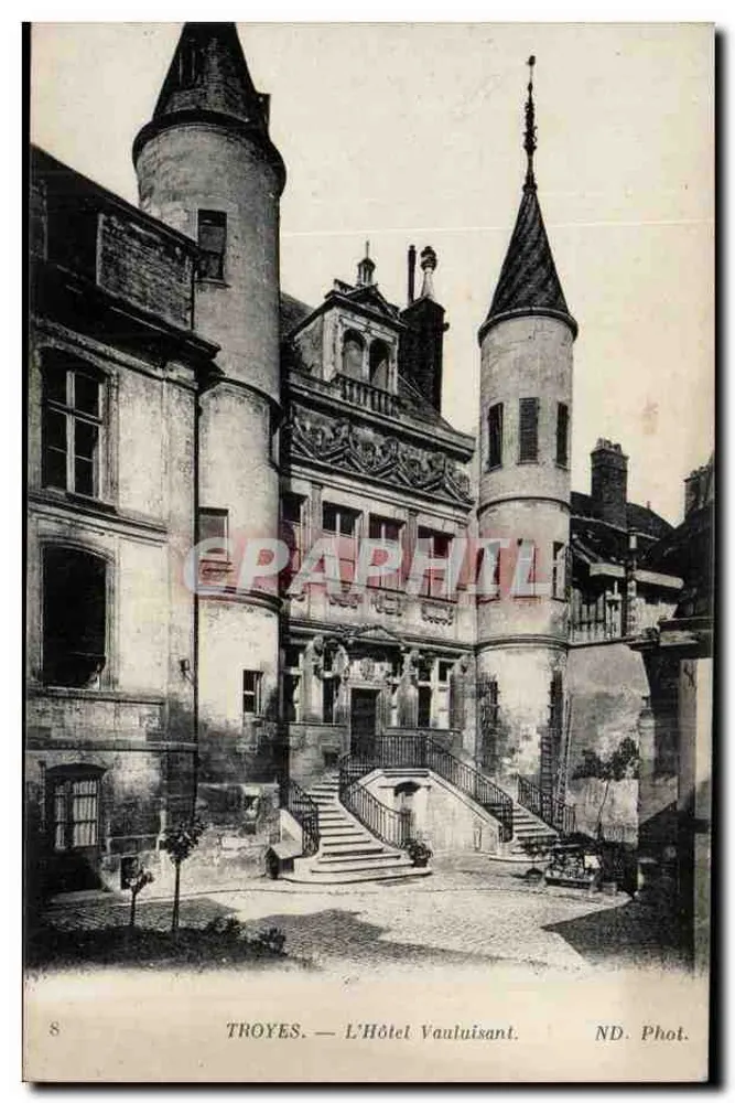 Troyes — L'Hôtel Vauluisant — ND. Phot. - Voorkant