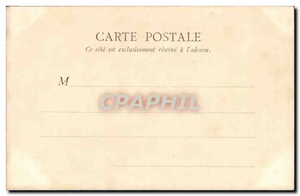Troyes — Hotel de Vauluisant — B. F., Paris - Verso