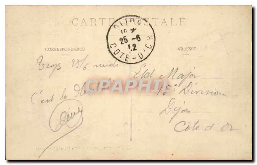 Troyes - Hotel de Ville (Fachada interior) — Colección T. G. - Reverso