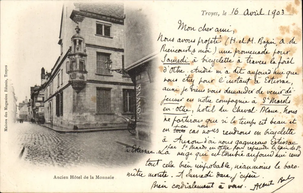 Ehemaliges Münzhotel — Troyes — Maison des Magasins Réunis - Vorderseite