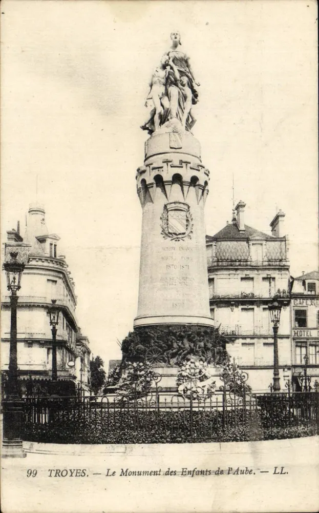 Troyes — Denkmal der Kinder der Morgenröte — LL. n° 99 - Vorderseite