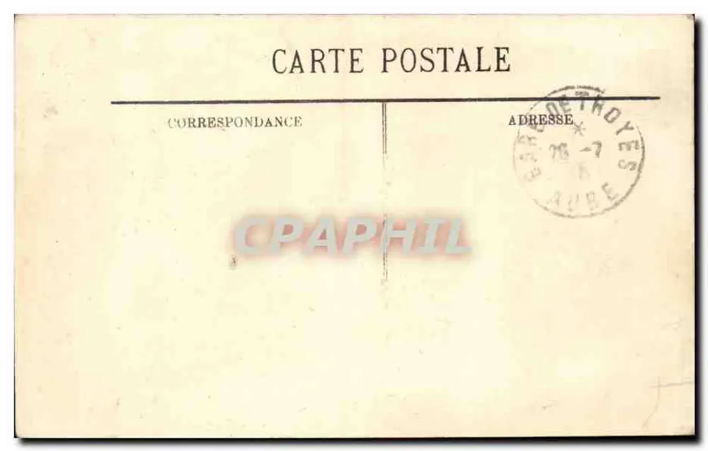 Troyes — Denkmal der Kinder der Morgenröte — LL. n° 99 - Rückseite